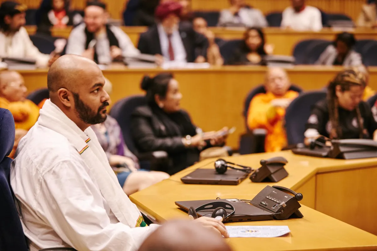 Rajiv at the African Union