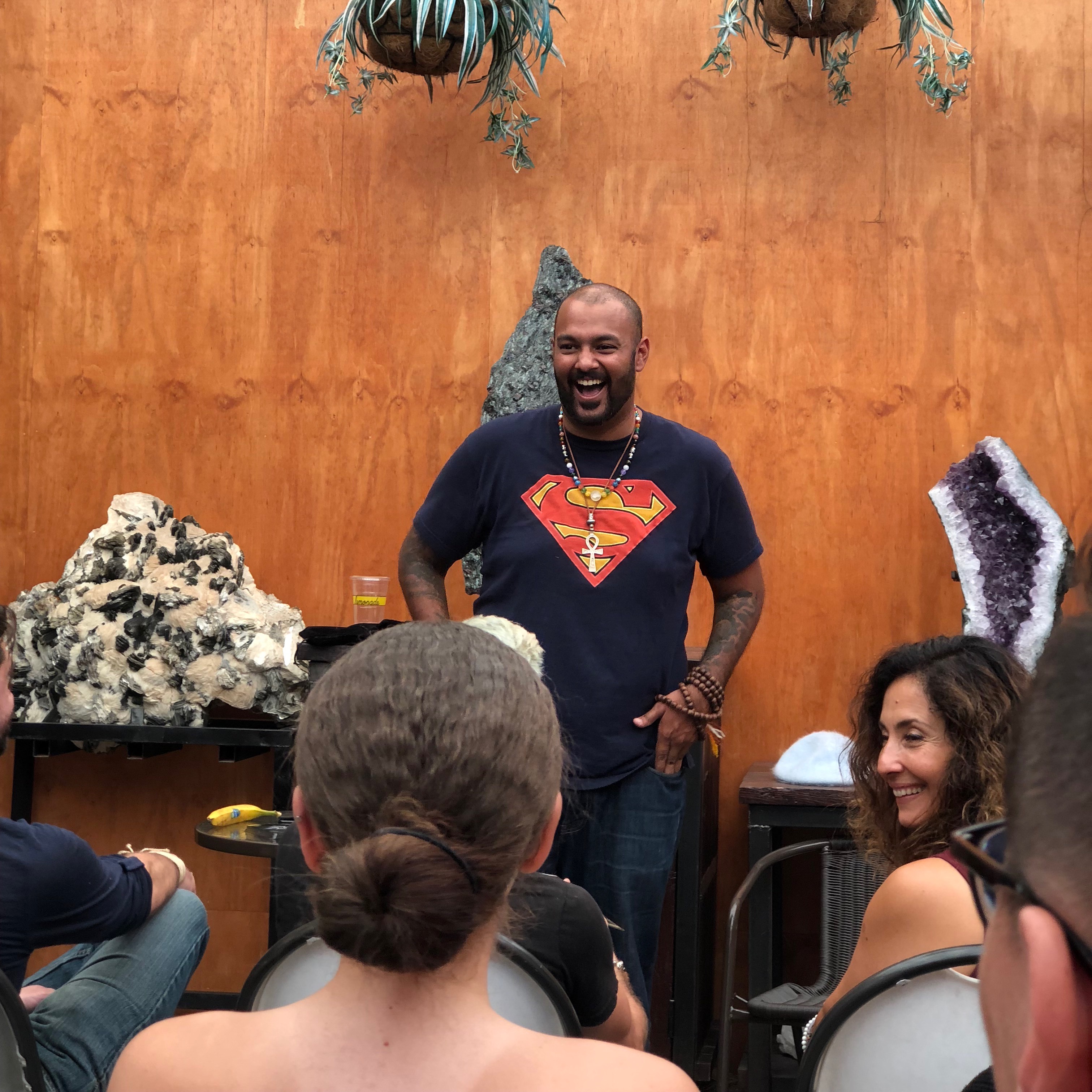 Rajiv leading a workshop